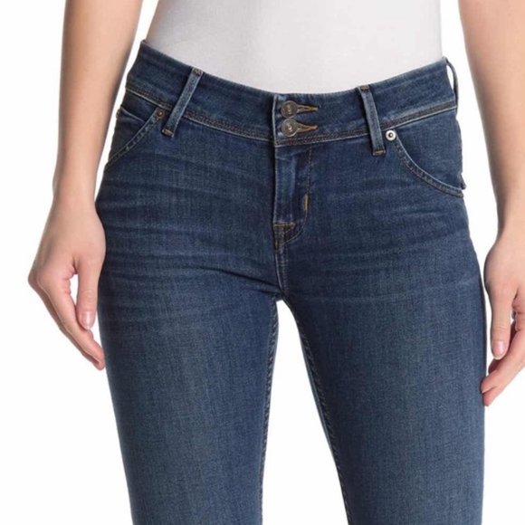 HUDSON Collin Crop Stretchy Skinny Bastille Jeans - Picture 4 of 11